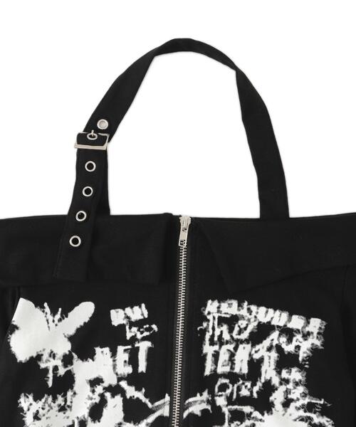 dispark（ディスパーク）の「DISPARK/Wジップグラフィックオフショルトップス（Tシャツ/カットソー・レディース・カーキ/ブラック・FREE）」の9枚目の写真