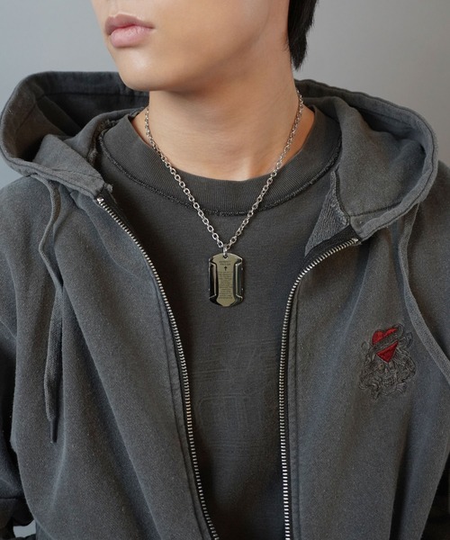 SPINNS(スピンズ)の「チェーンネックレス/ドッグクロス(ネックレス・メンズ・シルバー・ONESIZE)」の6枚目の写真
