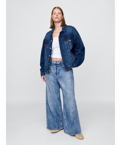 GAP（ギャップ）の「スーパーバギーデニム（デニムパンツ・レディース・ライトインディゴブルー・25/26/23/24/28/29/27/30）」の17枚目の写真
