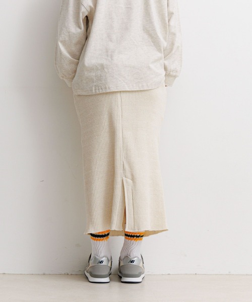 BAYFLOW（ベイフロー）の「[ポケット付き☆]リブスカート(KIDS)（スカート・キッズ・イエロー/ブラック/アイボリー・110cm/150cm/130cm）」の13枚目の写真