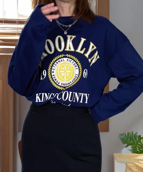 【未使用・タグ付】MADISONBLUE カレッジロゴTシャツ ホワイト 完売品 VINTAGE HELLO TEE＜10th 限定＞ | 10TH | MADISONBLUE