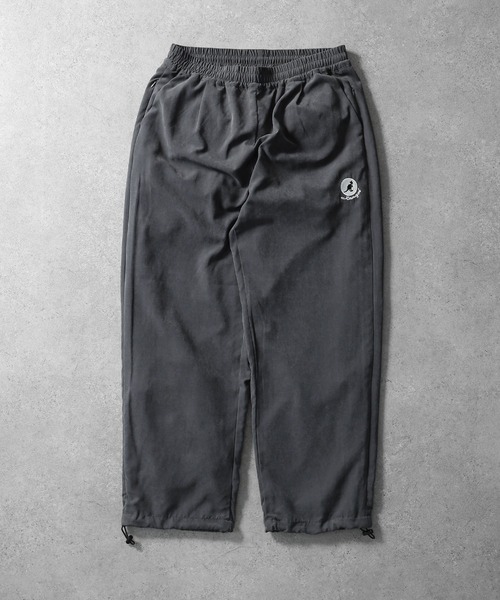 KANGOL（カンゴール）の「【KANGOL】 ピーチ スエード ワンポイント ロゴ刺繍 トラックパンツ / サイドライン / ピーチ素材 【セットアップ可能】（その他パンツ・メンズ・チャコール/カーキ/アイボリー/ブルー・LARGE/MEDIUM）」の14枚目の写真