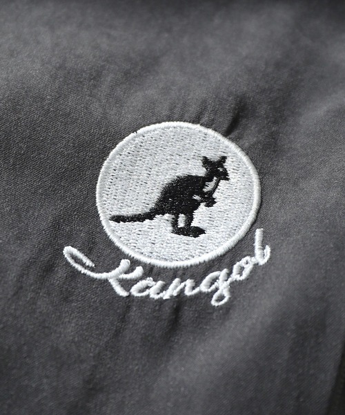 KANGOL（カンゴール）の「【KANGOL】 ピーチ スエード ワンポイント ロゴ刺繍 トラックパンツ / サイドライン / ピーチ素材 【セットアップ可能】（その他パンツ・メンズ・チャコール/カーキ/アイボリー/ブルー・LARGE/MEDIUM）」の20枚目の写真