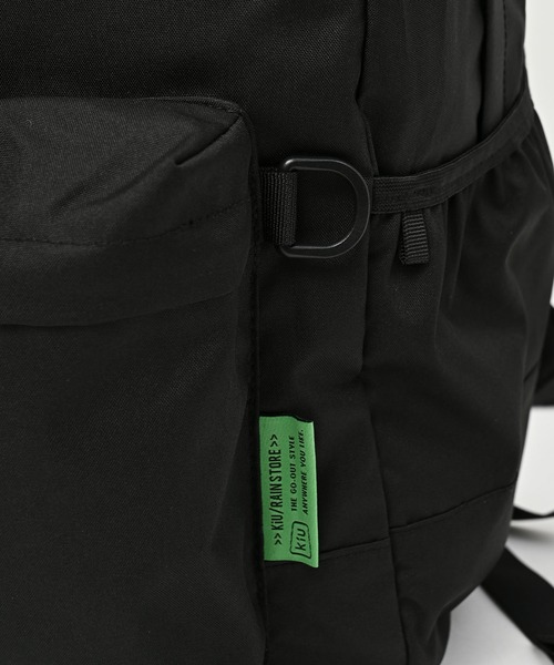 KiU(キウ)の「キウ 大容量ウォータープルーフ デイバックパック 2ND(25L)(バックパック/リュック・メンズ・アニマル/タイガーカモ/レオパード/ベージュ系その他/ブラック・FREE)」の18枚目の写真