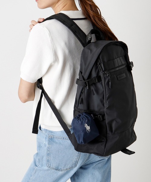 POLO RALPH LAUREN(ポロ ラルフ ローレン)の「リュックカバー リフレクター "POLO" ポロ(レインコート/ポンチョ・レディース・ブラック/ネイビー・FREE)」の6枚目の写真