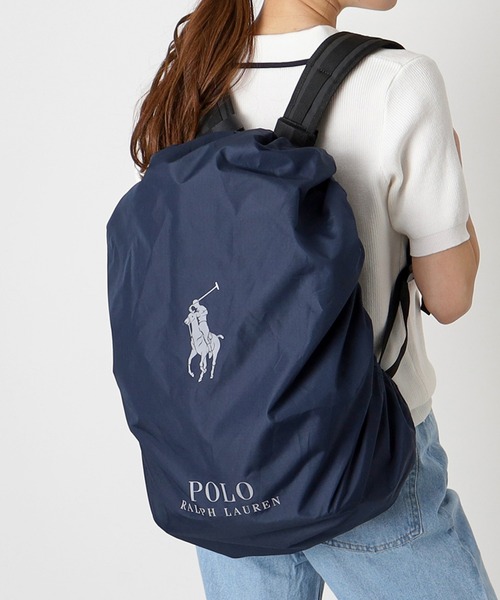 POLO RALPH LAUREN(ポロ ラルフ ローレン)の「リュックカバー リフレクター "POLO" ポロ(レインコート/ポンチョ・レディース・ブラック/ネイビー・FREE)」の5枚目の写真