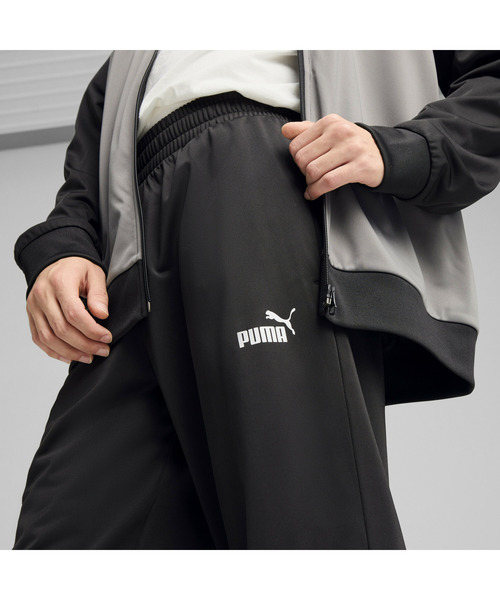 PUMA(プーマ)の「PUMA プーマ メンズ ポリ カラーブロック スーツ 上下セット(ジャージ・メンズ・グレー系その他/ブラック・MEDIUM/LARGE/XX-LARGE/X-LARGE/SMALL)」の6枚目の写真