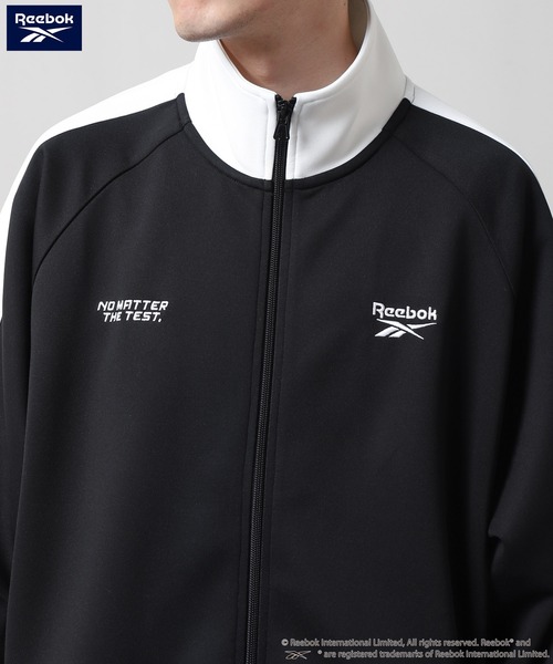 Reebok（リーボック）の「【REEBOK】 トラックトップ ゲームロゴ ジャケット / トラックジャケット（ジャージ・メンズ・ホワイト/ブラック/ブルーグレー・MEDIUM/LARGE）」の10枚目の写真