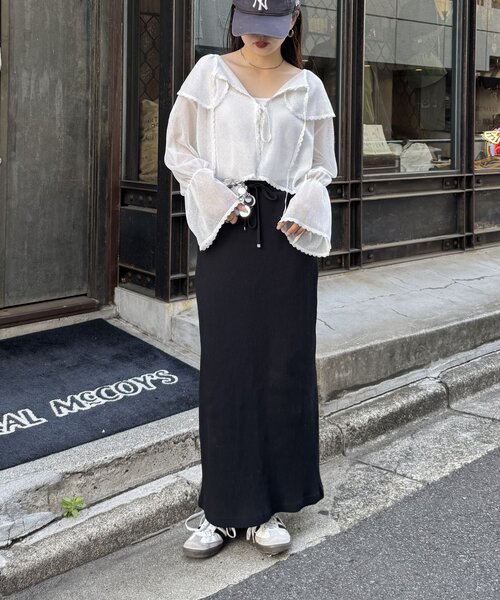 セール】【HELLO.SANFRANCISCO】メッシュレースボレロブラウス