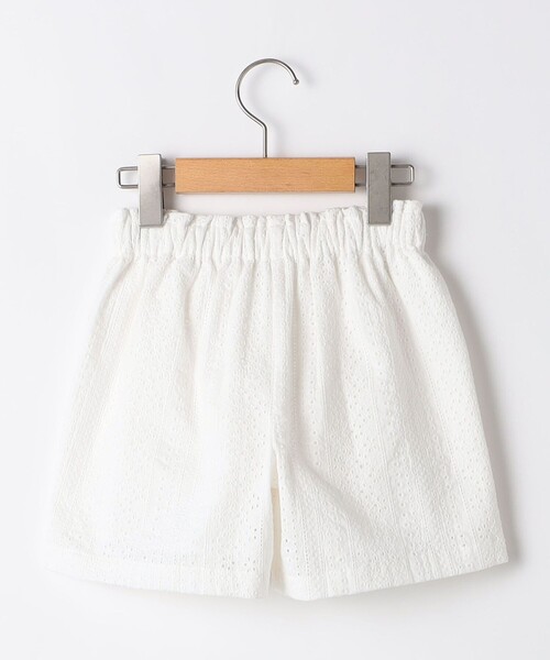 SHIPS(シップス)の「SHIPS KIDS:140~150cm / レース ショート パンツ(その他パンツ・キッズ・レンガ/ホワイト・150/140)」の3枚目の写真
