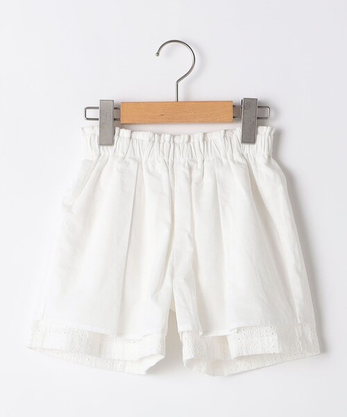 SHIPS(シップス)の「SHIPS KIDS:140~150cm / レース ショート パンツ(その他パンツ・キッズ・レンガ/ホワイト・150/140)」の8枚目の写真