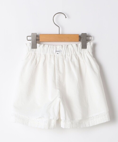 SHIPS(シップス)の「SHIPS KIDS:140~150cm / レース ショート パンツ(その他パンツ・キッズ・レンガ/ホワイト・150/140)」の9枚目の写真