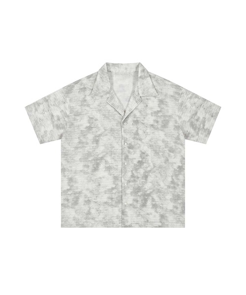 aimoha(アイモハ)の「【aimoha neo】Pastel Grayish Camo Shirt (SS)(シャツ/ブラウス・メンズ・オフホワイト/ピンク・MEDIUM/LARGE/X-LARGE/XX-LARGE)」の2枚目の写真