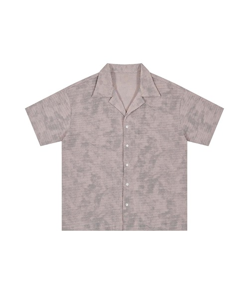 aimoha(アイモハ)の「【aimoha neo】Pastel Grayish Camo Shirt (SS)(シャツ/ブラウス・メンズ・オフホワイト/ピンク・MEDIUM/LARGE/X-LARGE/XX-LARGE)」の1枚目の写真