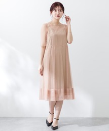 kaene（カエン）の「kaene　シャンブレーキャミドッキングドレス(sh)（ワンピース）」