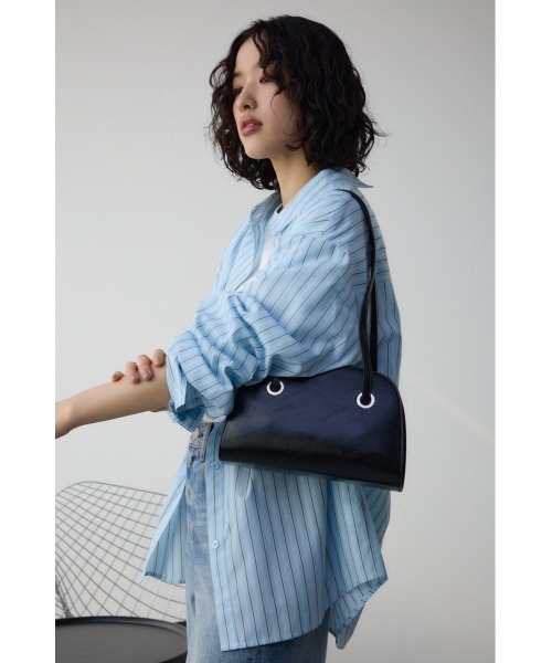 AZUL by moussy(アズールバイマウジー)の「ハーフムーンミニトートバッグ(ハンドバッグ・レディース・アイボリー/ブラック・FREE)」の9枚目の写真