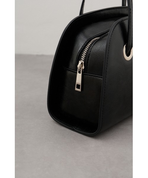 AZUL by moussy(アズールバイマウジー)の「ハーフムーンミニトートバッグ(ハンドバッグ・レディース・アイボリー/ブラック・FREE)」の13枚目の写真