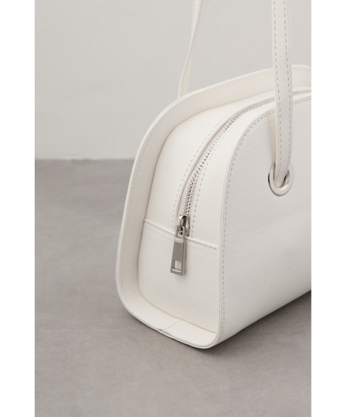 AZUL by moussy(アズールバイマウジー)の「ハーフムーンミニトートバッグ(ハンドバッグ・レディース・アイボリー/ブラック・FREE)」の7枚目の写真