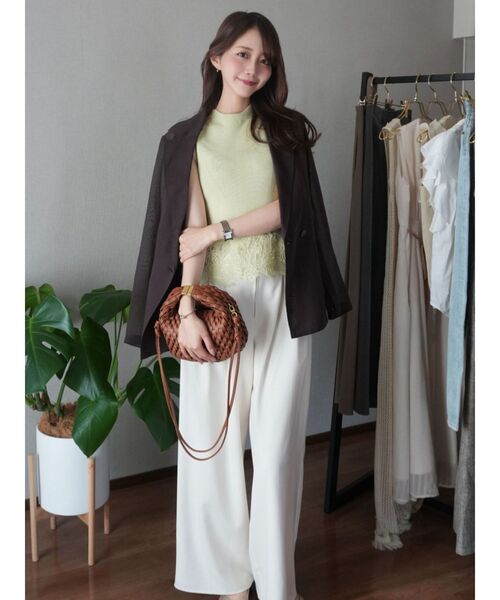 LAGUNAMOON 2WAY スリーブジャケット ダークブラウン 2WAYスリーブ