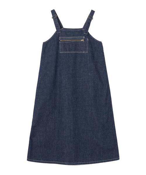 DANTON(ダントン)の「WOMEN'S DENIM OVERALLS SKIRT(スカート・レディース・インディゴブルー・36)」の7枚目の写真