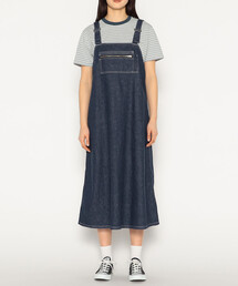 WOMEN'S DENIM OVERALLS SKIRT