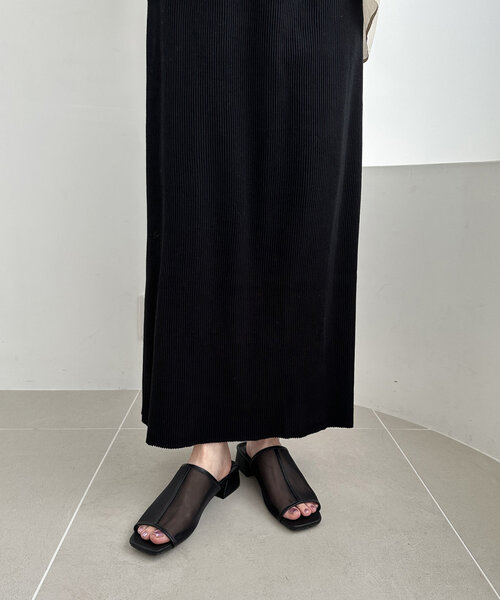 DISCOAT（ディスコート）の「【S～XLサイズ】チュールサンダル《WEB限定サイズあり》（サンダル・レディース・シルバー/ゴールド/ブラウン/ブラック・LARGE/X-LARGE/SMALL/MEDIUM）」の9枚目の写真