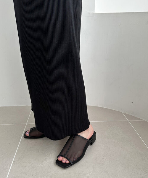 DISCOAT（ディスコート）の「【S～XLサイズ】チュールサンダル《WEB限定サイズあり》（サンダル・レディース・シルバー/ゴールド/ブラウン/ブラック・LARGE/X-LARGE/SMALL/MEDIUM）」の10枚目の写真