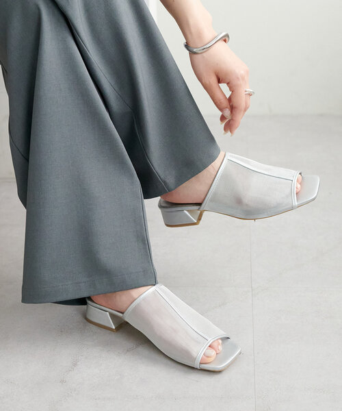 DISCOAT（ディスコート）の「【S～XLサイズ】チュールサンダル《WEB限定サイズあり》（サンダル・レディース・シルバー/ゴールド/ブラウン/ブラック・LARGE/X-LARGE/SMALL/MEDIUM）」の15枚目の写真