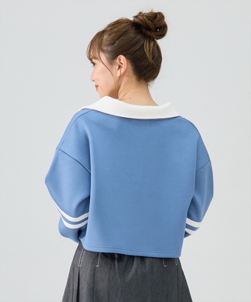 REDYAZEL(レディアゼル)の「ハート刺繍ラガートップス(Tシャツ/カットソー・レディース・ライトグレー/グレー/ブルー・FREE)」の22枚目の写真