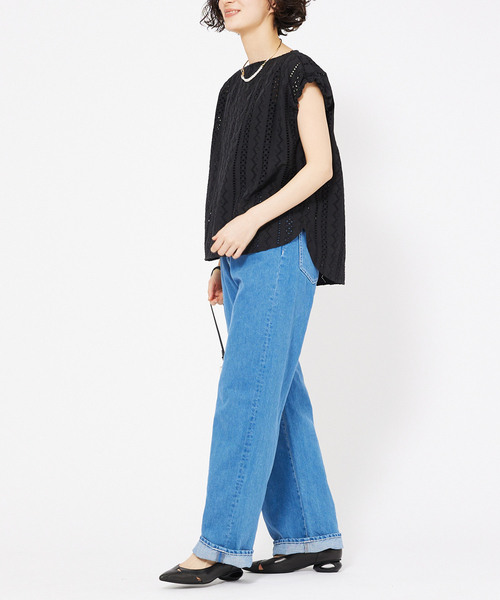 Au BANNISTER(オゥバニスター)の「ホールヒール フラットパンプス(パンプス・レディース・グリーン/ブラック/ベージュ/シャンパン・35/36/37/38/39)」の22枚目の写真