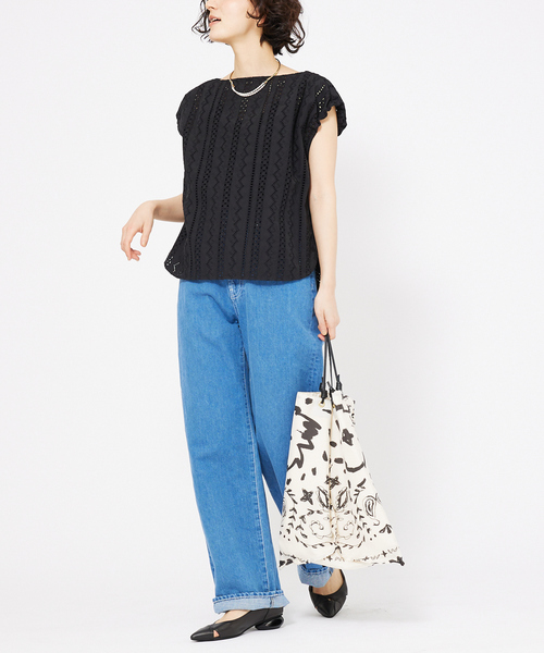 Au BANNISTER(オゥバニスター)の「ホールヒール フラットパンプス(パンプス・レディース・グリーン/ブラック/ベージュ/シャンパン・35/36/37/38/39)」の20枚目の写真