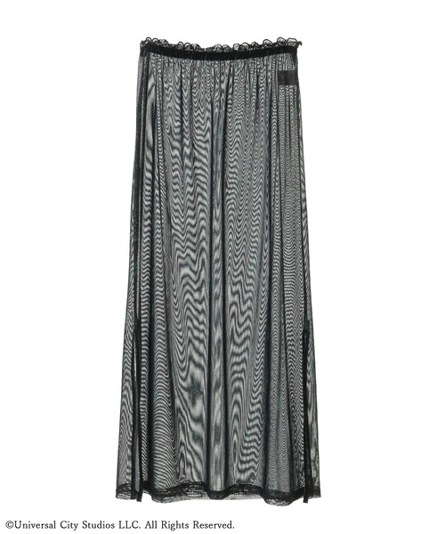 Green　Parks（グリーンパークス）の「■WICKED パターンシアースカート（スカート・レディース・ブラック/ピンク・FREE）」の19枚目の写真