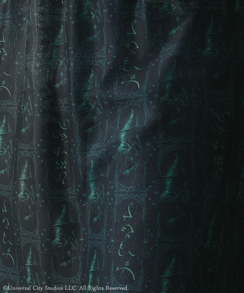 Green　Parks（グリーンパークス）の「■WICKED パターンシアースカート（スカート・レディース・ブラック/ピンク・FREE）」の9枚目の写真