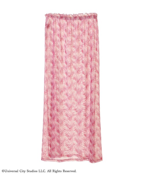 Green　Parks（グリーンパークス）の「■WICKED パターンシアースカート（スカート・レディース・ブラック/ピンク・FREE）」の11枚目の写真