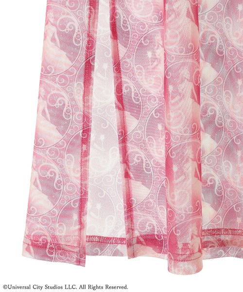 Green　Parks（グリーンパークス）の「■WICKED パターンシアースカート（スカート・レディース・ブラック/ピンク・FREE）」の15枚目の写真