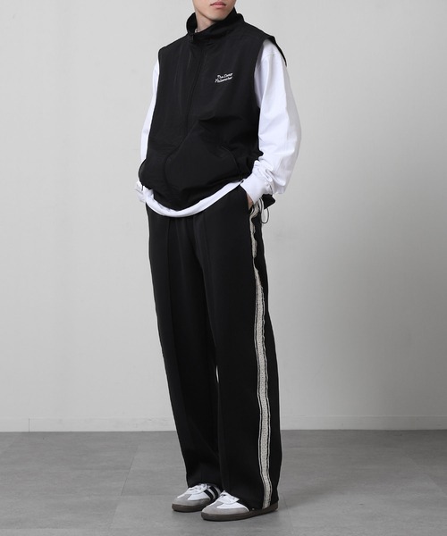 CORISCO（コリスコ）の「【CORISCO】 エステル テープ使い トラックパンツ / ライン柄（その他パンツ・メンズ・ブラック/ネイビー/チャコール・MEDIUM/X-LARGE/LARGE）」の5枚目の写真