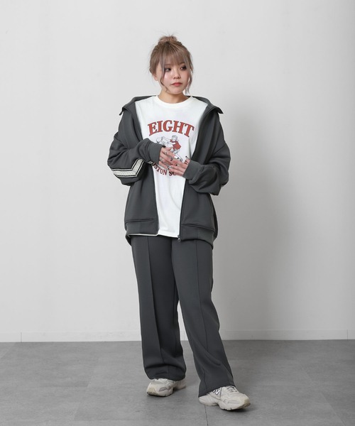 CORISCO（コリスコ）の「【CORISCO】 エステル テープ使い トラックパンツ / ライン柄（その他パンツ・メンズ・ブラック/ネイビー/チャコール・MEDIUM/X-LARGE/LARGE）」の17枚目の写真