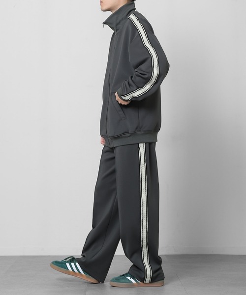 CORISCO（コリスコ）の「【CORISCO】 エステル テープ使い トラックパンツ / ライン柄（その他パンツ・メンズ・ブラック/ネイビー/チャコール・MEDIUM/X-LARGE/LARGE）」の14枚目の写真