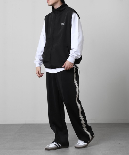 CORISCO（コリスコ）の「【CORISCO】 エステル テープ使い トラックパンツ / ライン柄（その他パンツ・メンズ・ブラック/ネイビー/チャコール・MEDIUM/X-LARGE/LARGE）」の7枚目の写真