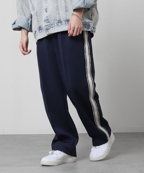 CORISCO（コリスコ）の「【CORISCO】 エステル テープ使い トラックパンツ / ライン柄（その他パンツ・メンズ・ブラック/ネイビー/チャコール・MEDIUM/X-LARGE/LARGE）」の19枚目の写真