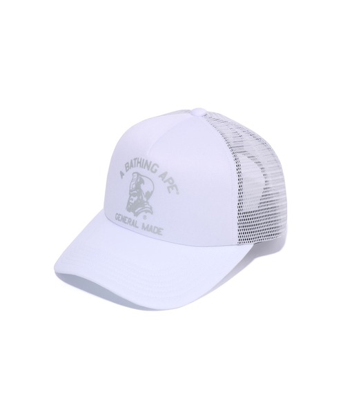 A BATHING APE(アベイシングエイプ)の「GENERAL MESH CAP(キャップ・メンズ・ネイビー/ブラック/ホワイト・FREE)」の2枚目の写真