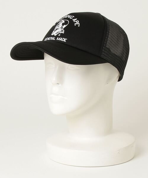 A BATHING APE(アベイシングエイプ)の「GENERAL MESH CAP(キャップ・メンズ・ネイビー/ブラック/ホワイト・FREE)」の13枚目の写真