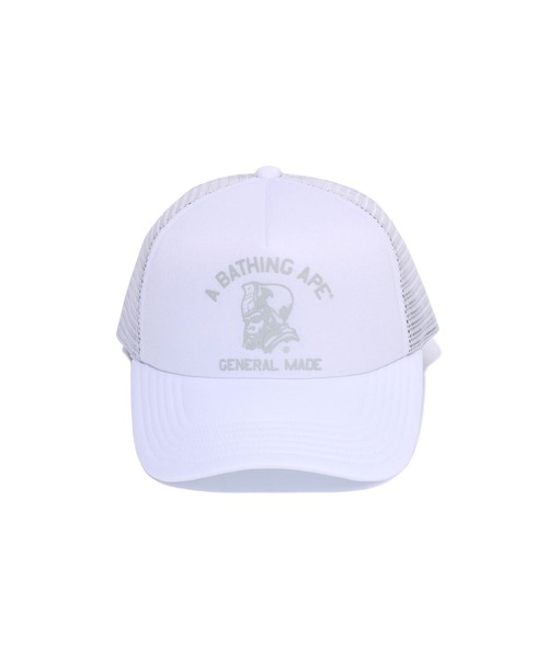 A BATHING APE(アベイシングエイプ)の「GENERAL MESH CAP(キャップ・メンズ・ネイビー/ブラック/ホワイト・FREE)」の4枚目の写真