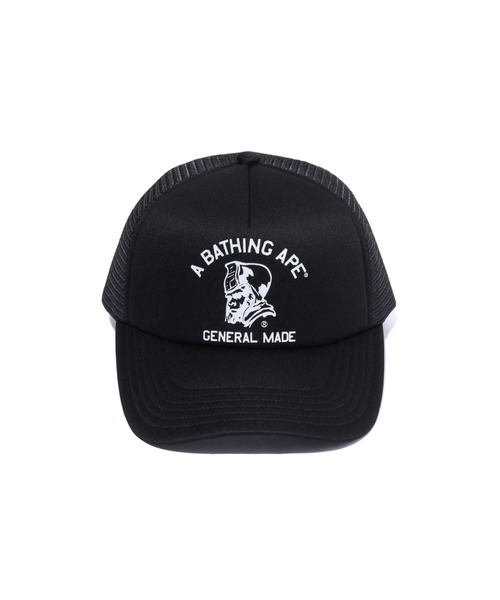 A BATHING APE(アベイシングエイプ)の「GENERAL MESH CAP(キャップ・メンズ・ネイビー/ブラック/ホワイト・FREE)」の5枚目の写真