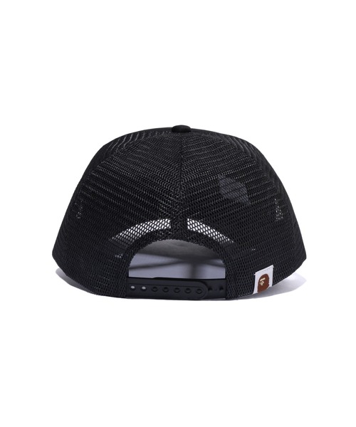 A BATHING APE(アベイシングエイプ)の「GENERAL MESH CAP(キャップ・メンズ・ネイビー/ブラック/ホワイト・FREE)」の8枚目の写真