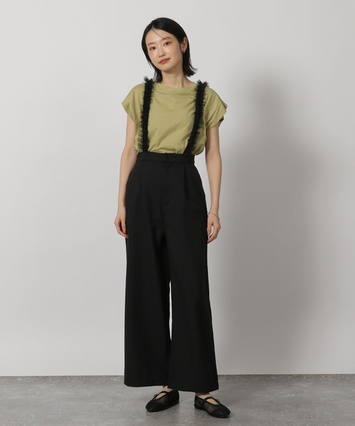 LAKOLE（ラコレ）の「チュールフリルサスツキパンツ / 327799（その他パンツ・レディース・ブラウン/ブラック/グレー・MEDIUM/LARGE）」の2枚目の写真