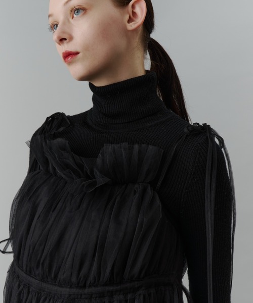 チュールストラップキャミワンピース（ワンピース）｜PERNA（ペルナ