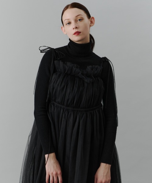 チュールストラップキャミワンピース（ワンピース）｜PERNA（ペルナ