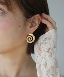 SANSeLF（サンセルフ）の「【SANSeLF】 ゴールドスパイラルピアス sana25s012（ピアス（両耳用））」
