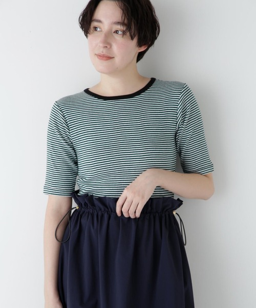 MILLER（ミラー）の「◆【Millerコラボ】リブクルーＴシャツ（Tシャツ/カットソー・レディース・グリーン系その他4/ブラック系その他3/レッド系その他・MEDIUM）」の3枚目の写真
